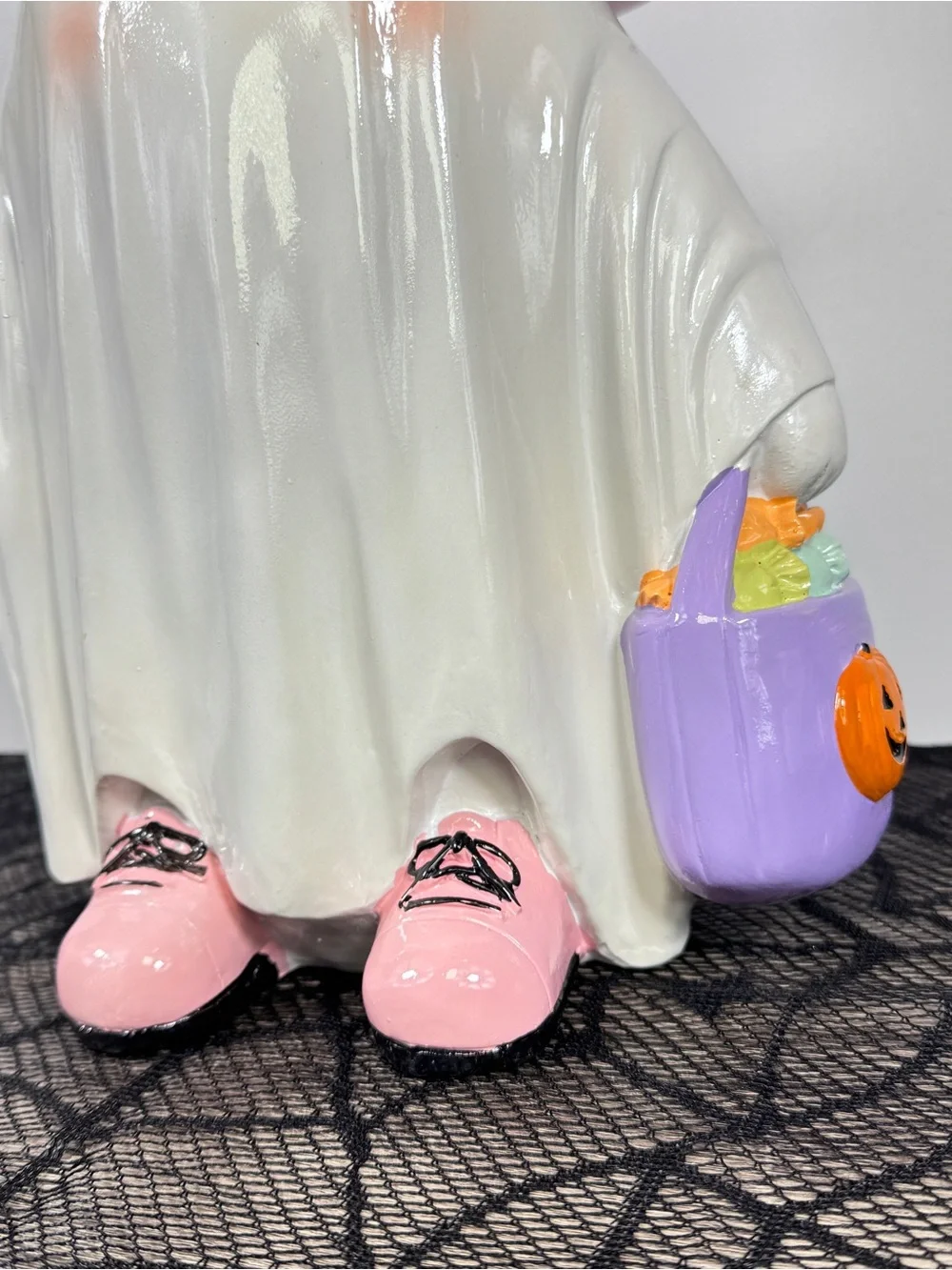NEW Trick-or-Treat Witch Ghost Halloween Figurine
